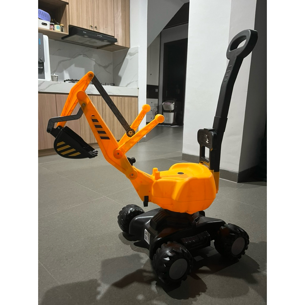 preloved mainan anak excavator beco