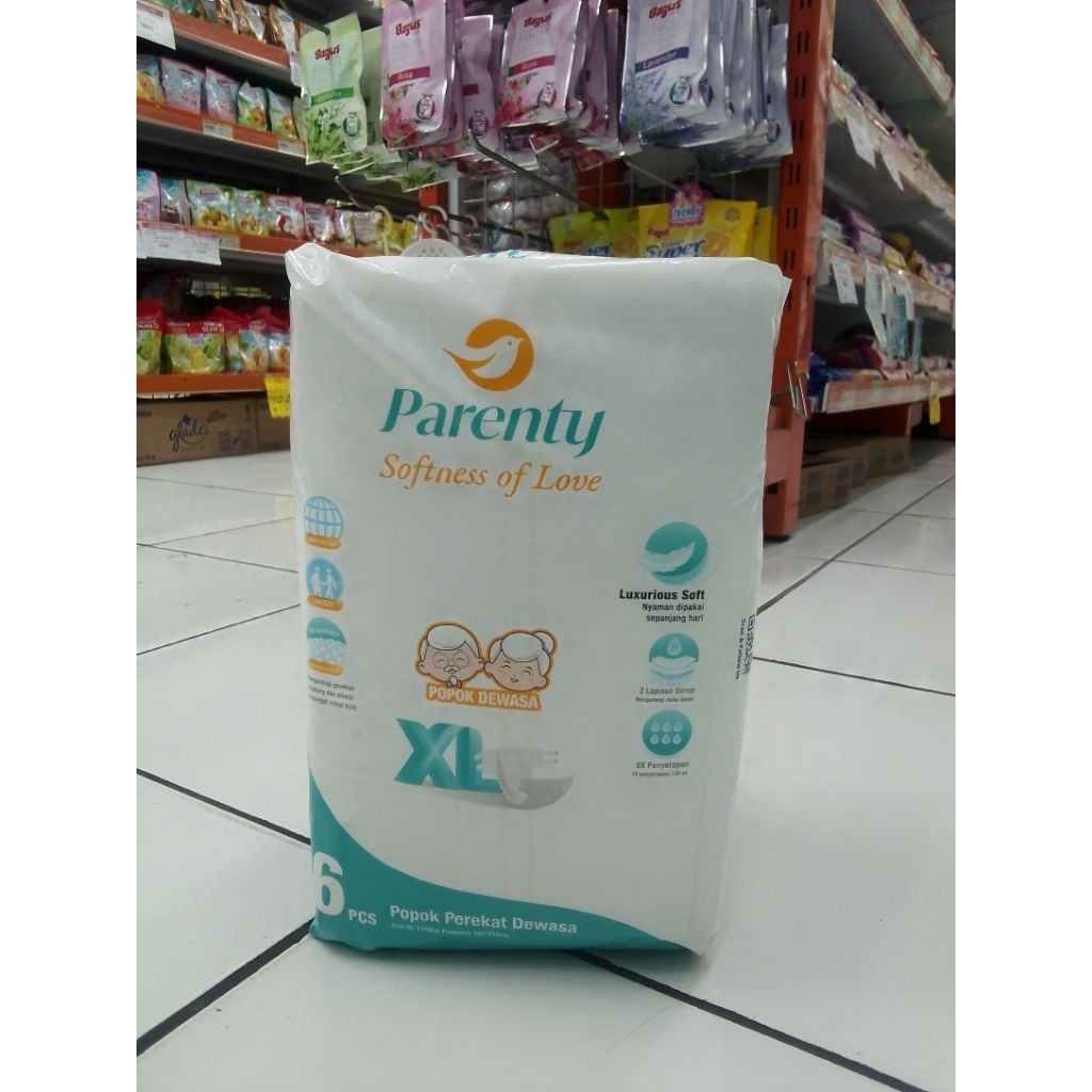 POPOK DEWASA PARENTY TIPE  PEREKAT XL (ISI 6PCS)