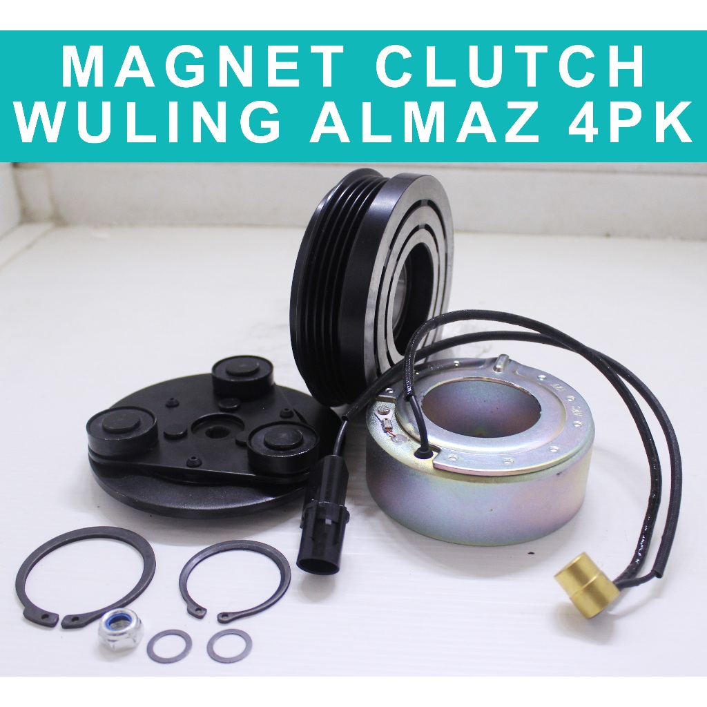 Magnet klat Wuling Almaz 4Pk 2019-2024 Ac Mobil (Baru/New) Magnetic Clutch Almas