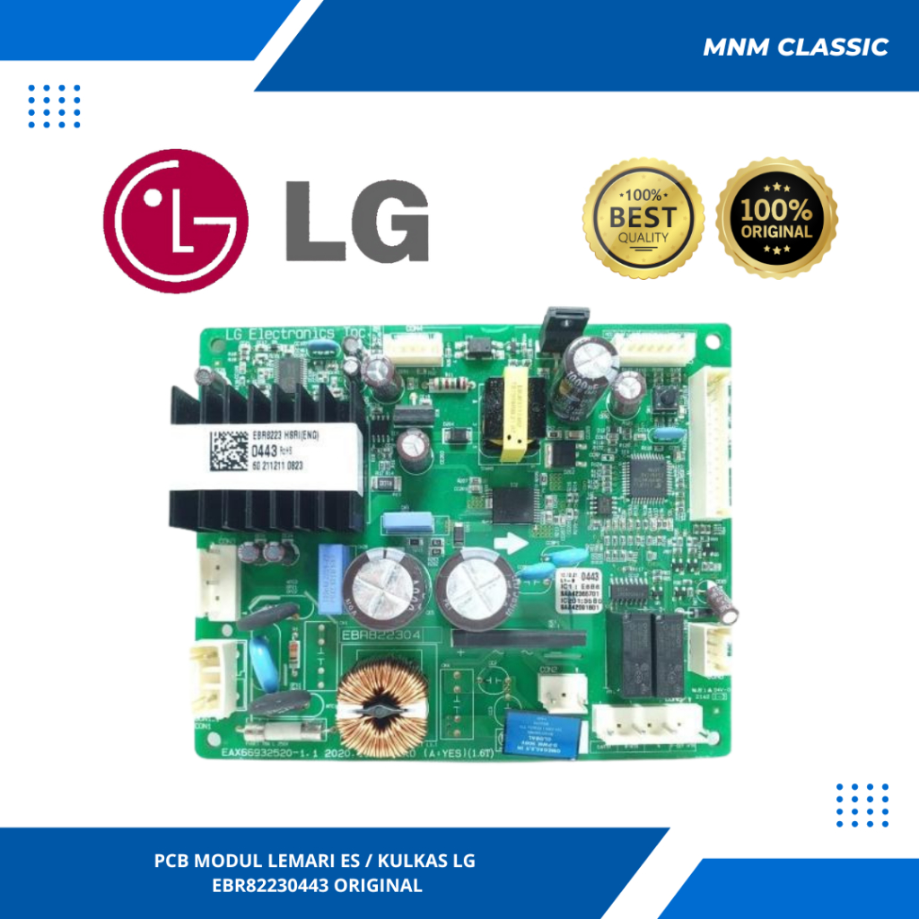 PCB MODUL LEMARI ES / KULKAS LG EBR82230443 ORI GN-G272SXCB.ABLPLMT