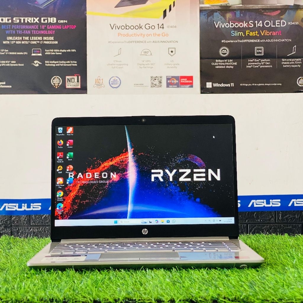Laptop Second Murah HP 14s-CF1046TU (AMD Ryzen 5 5500U) | RAM 8GB / SSD 512GB NVMe