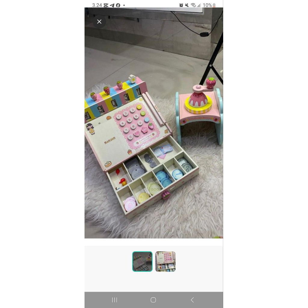 mainan anak kayu preloved