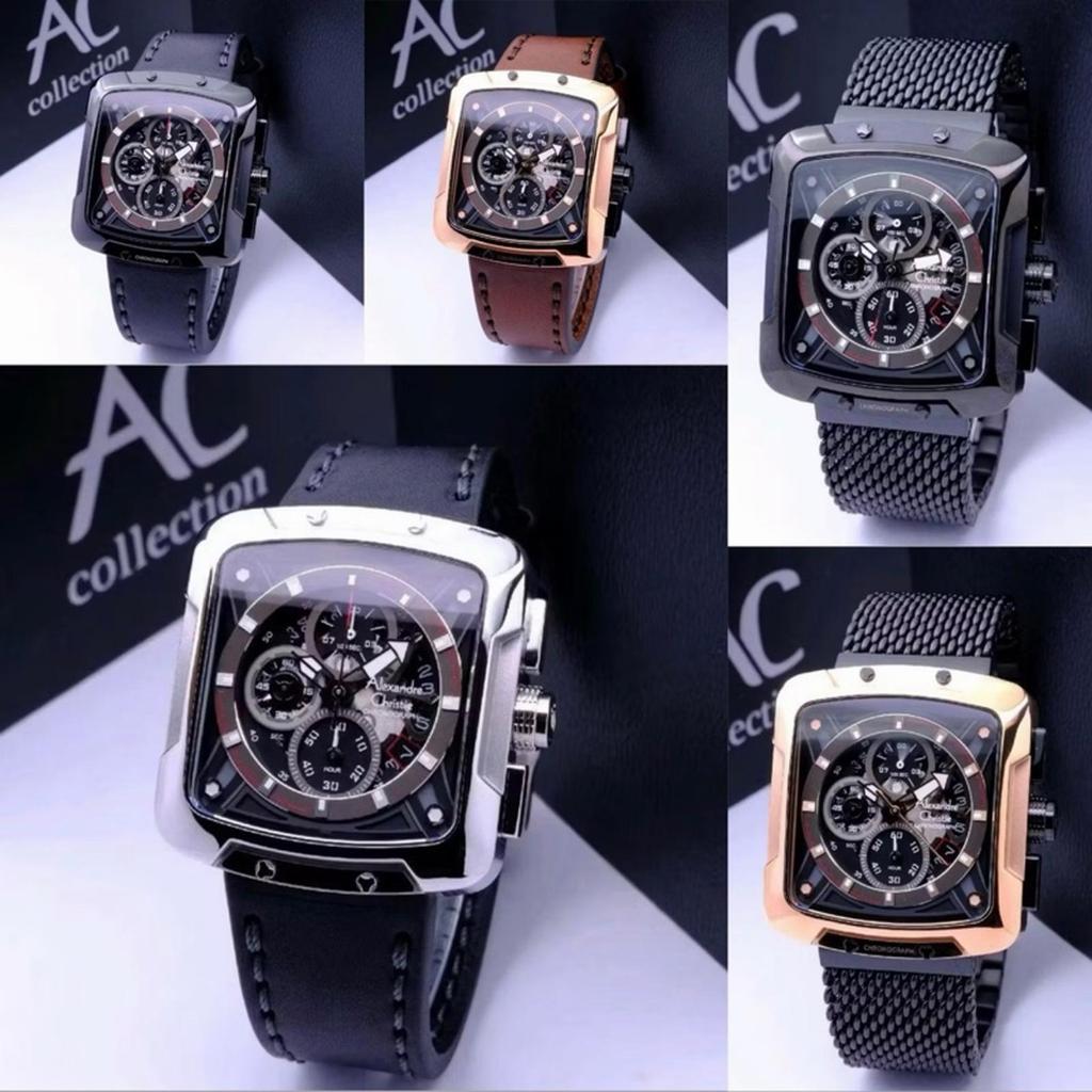 ALEXANDRE CHRISTIE 3030 GC PRIA ORIGINAL AC3030 AC 3030 JAM TANGAN COWOK