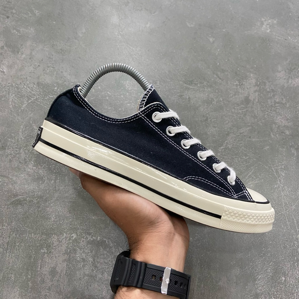 [Size 40] Converse Chuck Taylor All Star 70S Low Black White 2021 (162058C) Second Original Kondisi 