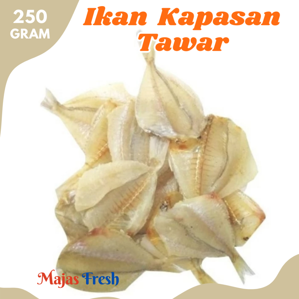 IKAN KAPASAN TAWAR TIPIS Kering - Ikan Tawar Kapasan Tipis Medan Kering | 250gr [ Harga Per BKS ]