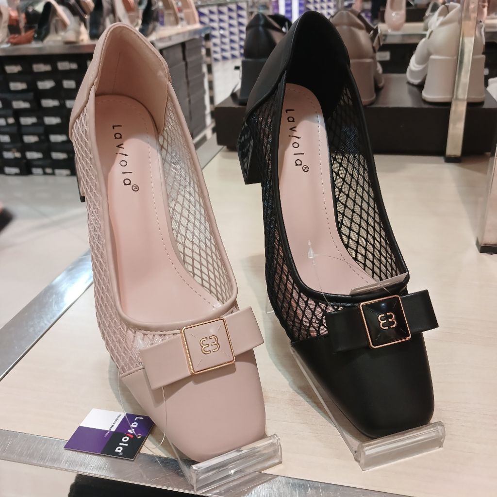sepatu wanita fantofel heels 5cm LAVIOLA ori dari matahari
