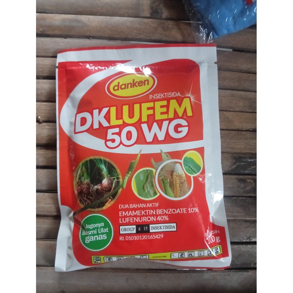 Insektisida Kontak dan Sistemik "DKLUFEM 50WG" Ulat Daun dan Grayak