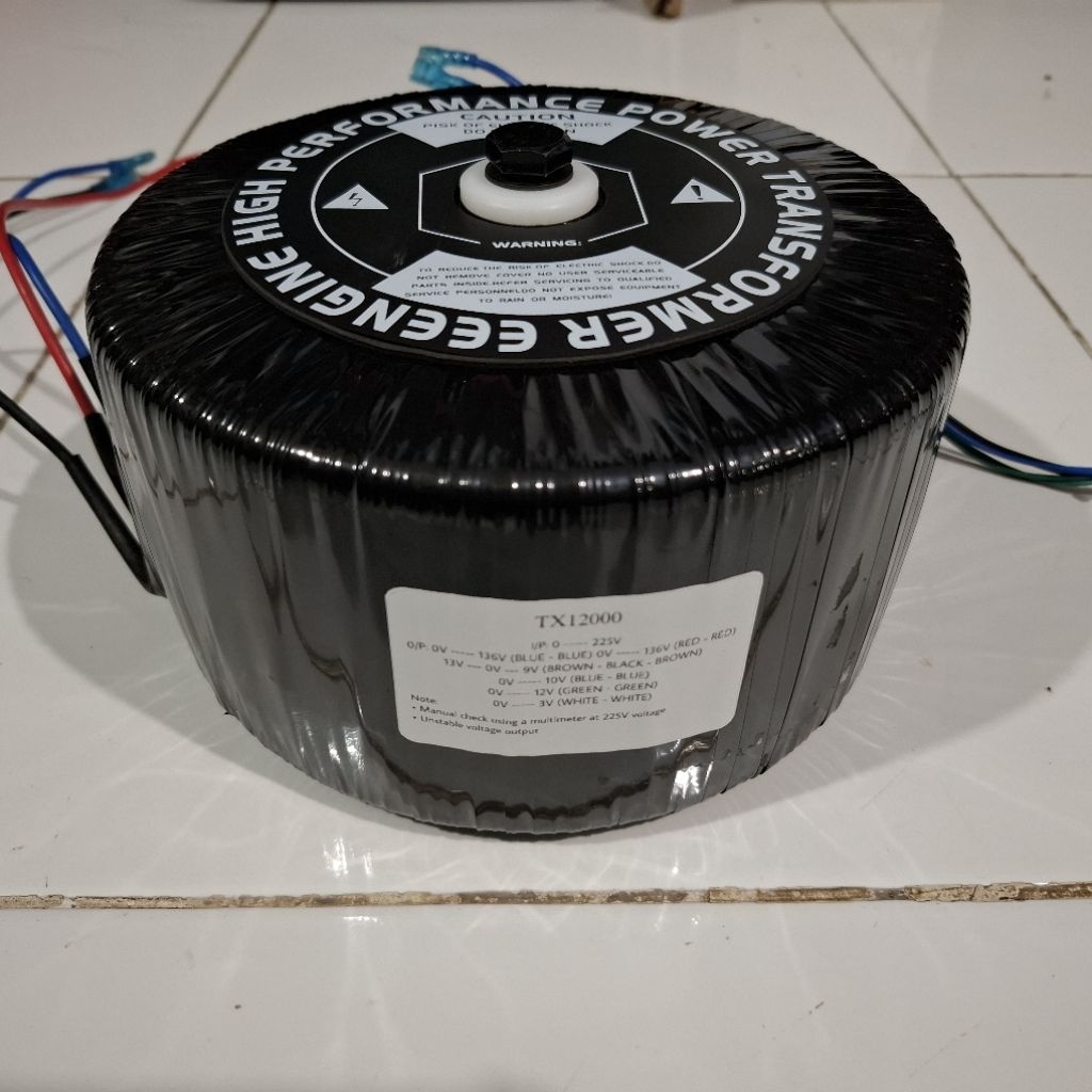 Travo Toroid 40A Copotan Power BU Klas TD Pabrikan 2 Channel
