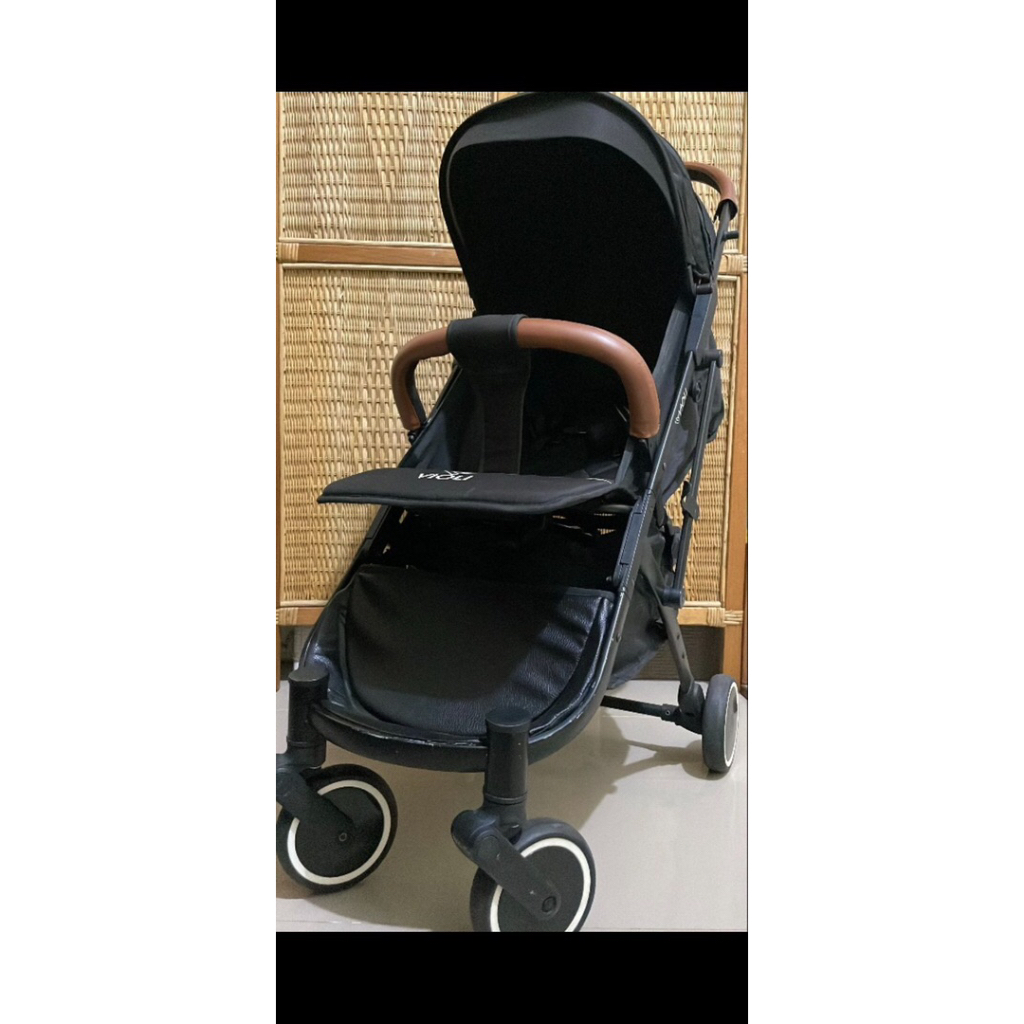 [Preloved] Stroller Bayi Violi Travelite Cabin Size Black
