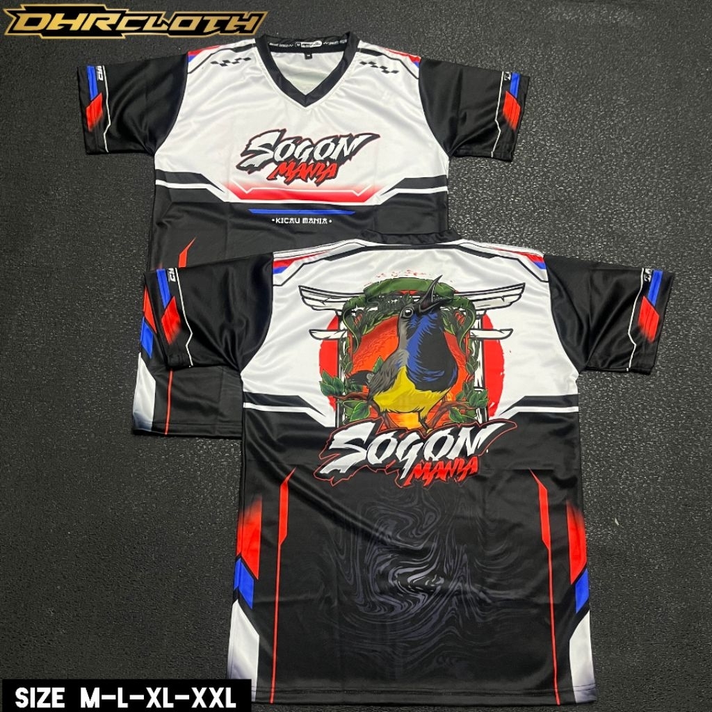 BAJU JERSEY SOGON MANIA SF /BAJU SOGON KICAU MANIA/SOGON KICAU MANIA