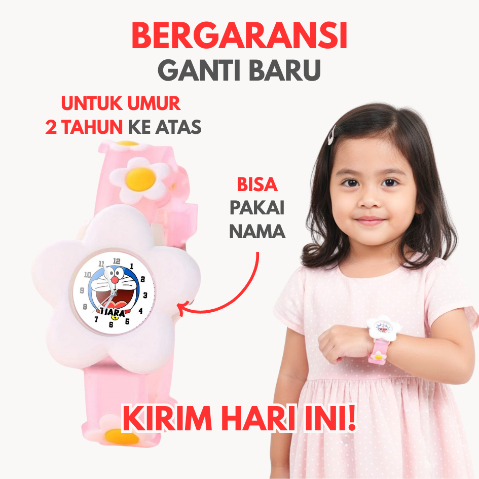 Jam Tangan Anak Perempuan 3 tahun cewek kado hadiah ultah ulang tahun