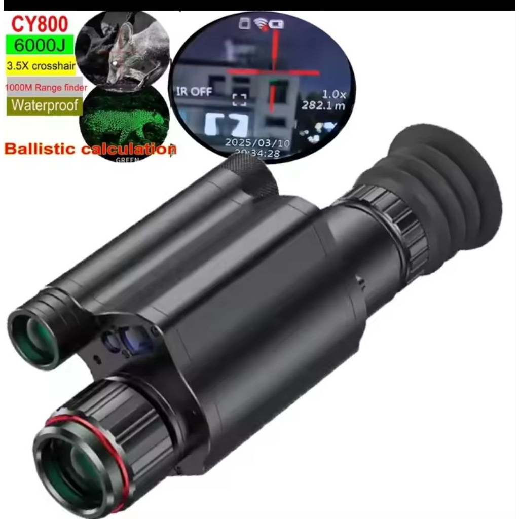 teropong NV076 Monokular Penglihatan Malam Perhitungan Balistik