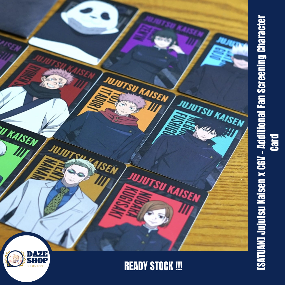 [SATUAN] Jujutsu Kaisen x CGV Shibuya Incident x The Culling Game - Additional Fan Screening Charact