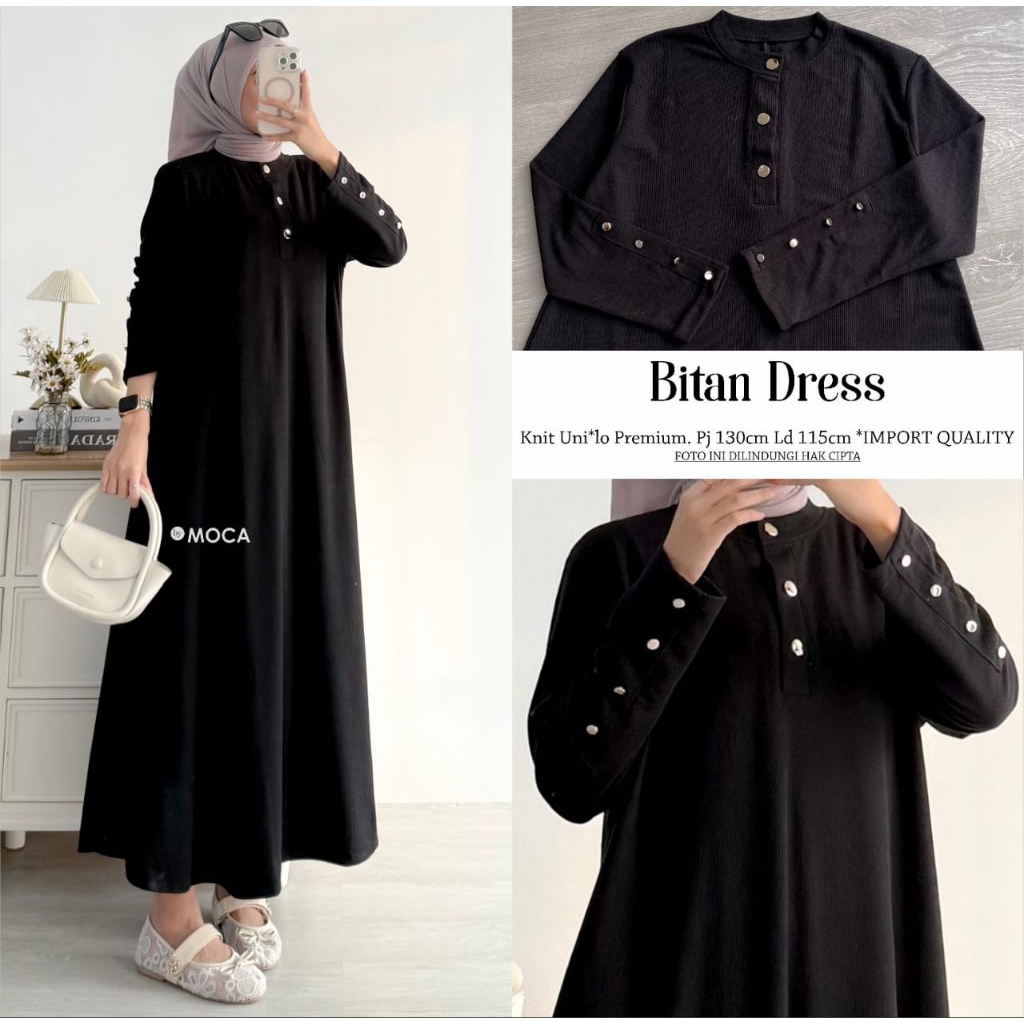 Bitan Dress Knit Uniqlo By Moca