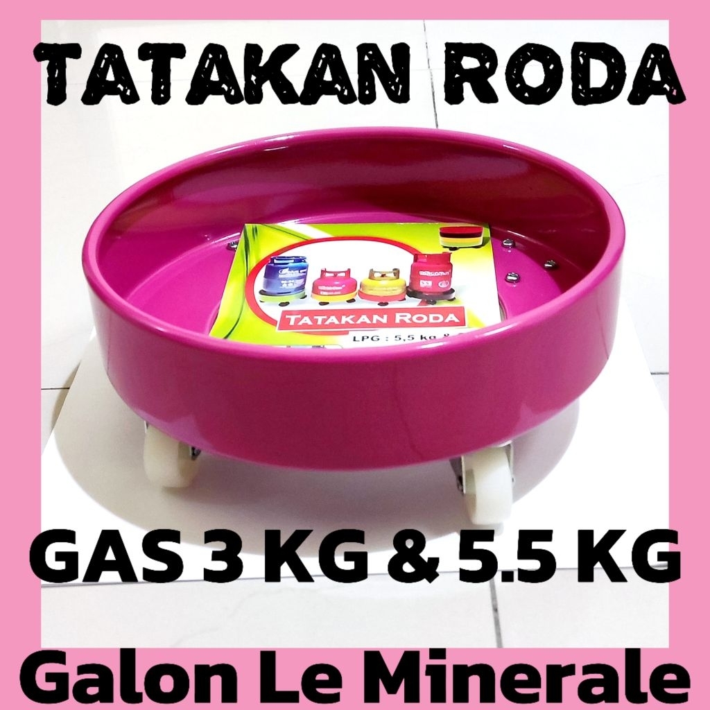TATAKAN RODA BLUE GAZ 5.5 KG BRIGHT GAS 3 KG TABUNG MELON