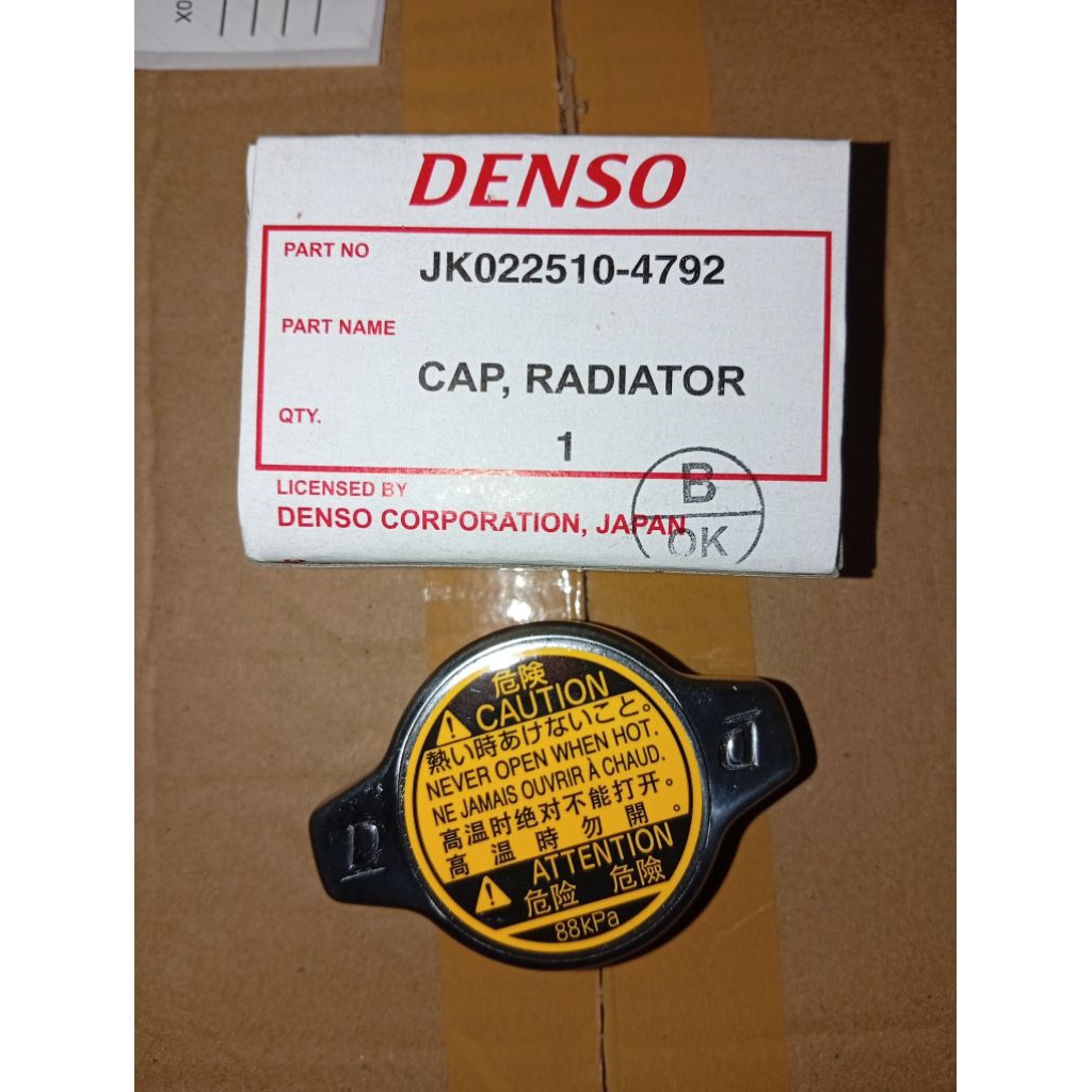 Tutup radiator corolla great, corolla all new, corolla twincam, soluna