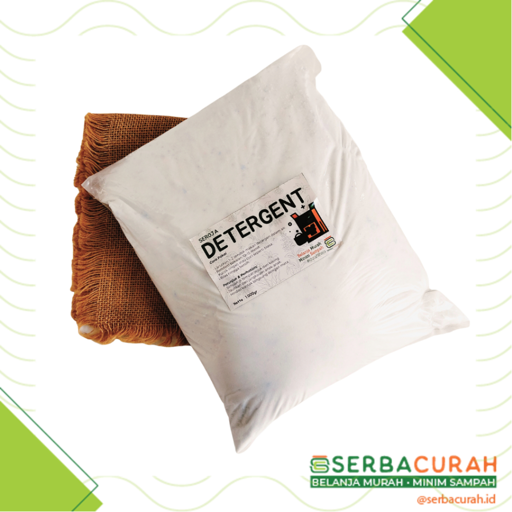 Deterjen Bubuk Rendah Busa 5 kg untuk Mesin Cuci dan Laundry Kiloan