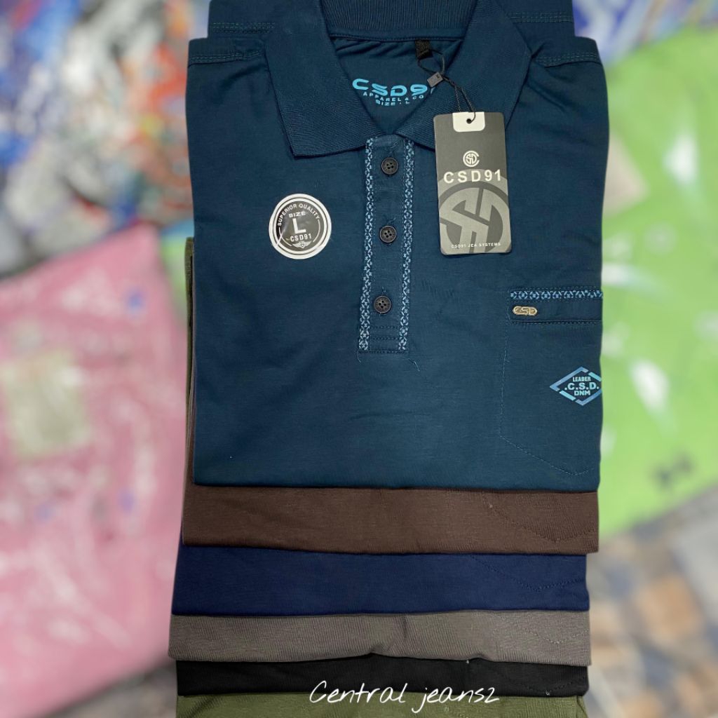 Kaos kerah Cresida CSD 91 polo shirt pria pendek original