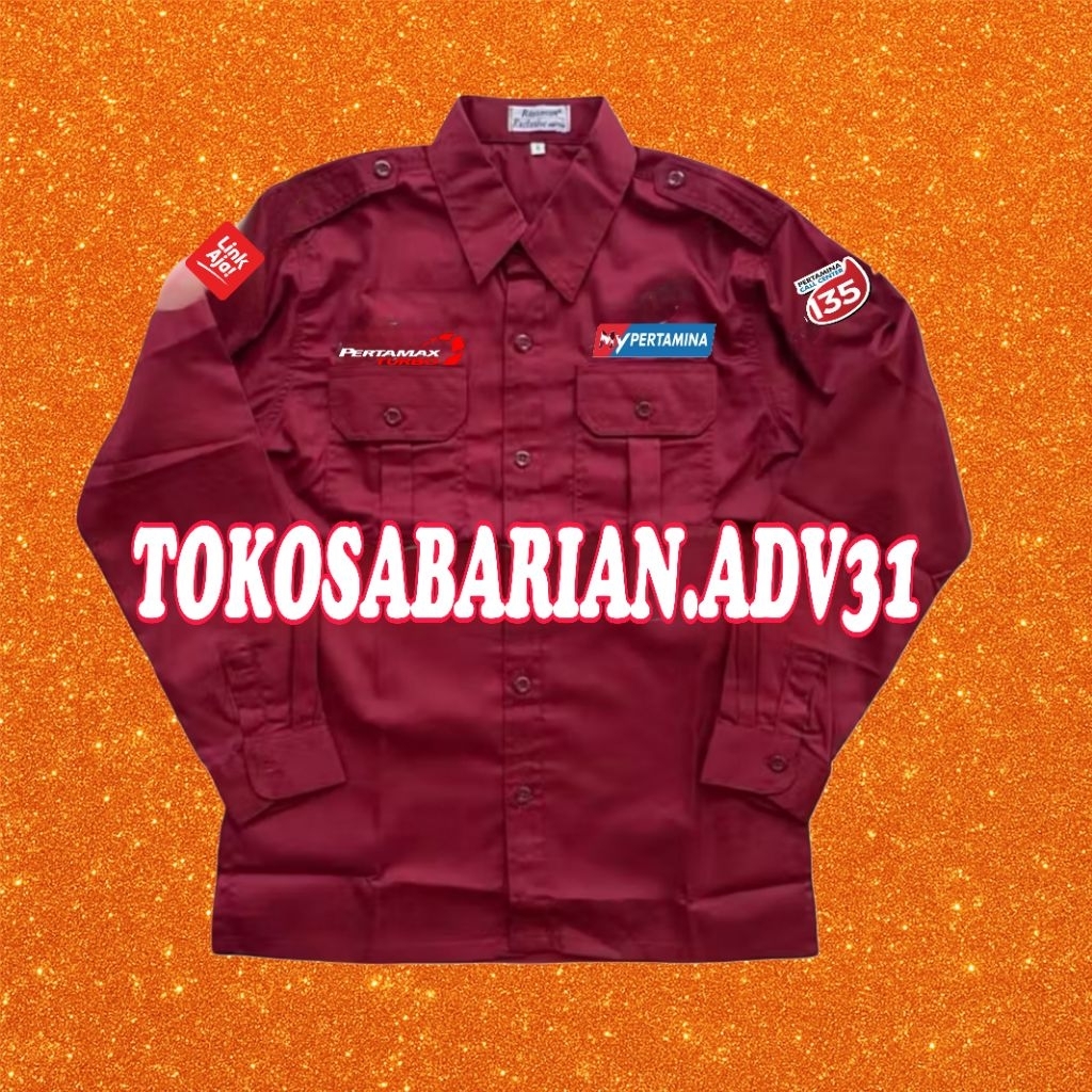Kemeja My Pertamina Pertamax Turbo Baju Pertamina Seragam Pertamina