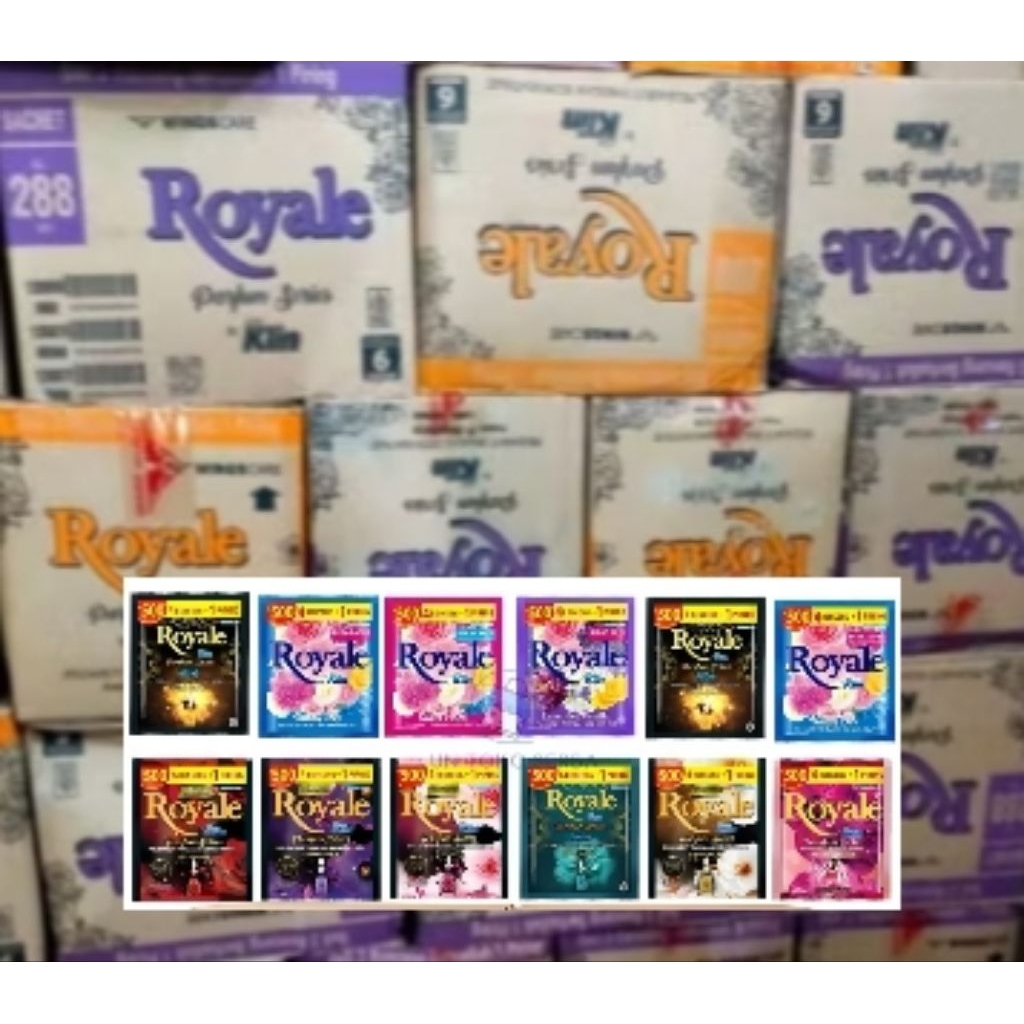 Royale Pewangi 1 dus 24 renceng ( 288 sachet )13 ml