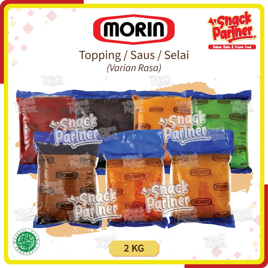 MORIN SELAI 2 KG - Topping Isian Spread Jam Strawberry Blueberry Nanas Srikaya Kaya Pandan Coklat Ch