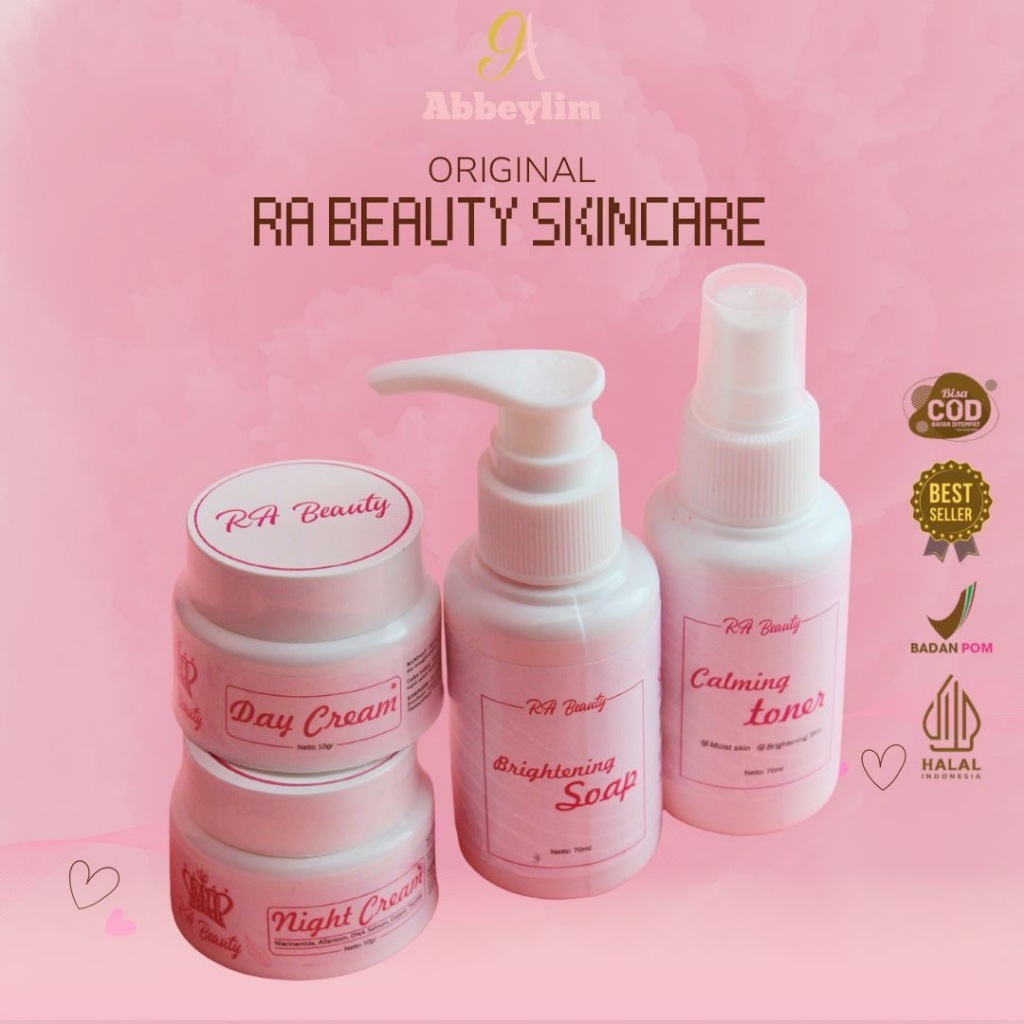 RA BEAUTY SKINCARE PAKET GLOW | PAKET SKINCARE RATU ARAB