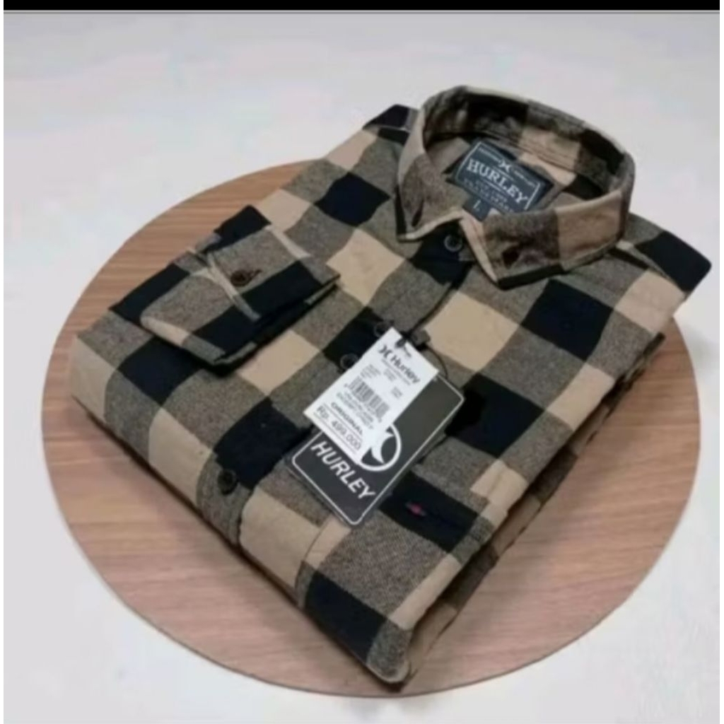 kemeja flannel distro kotak-kotak pria wanita dewasa unisex