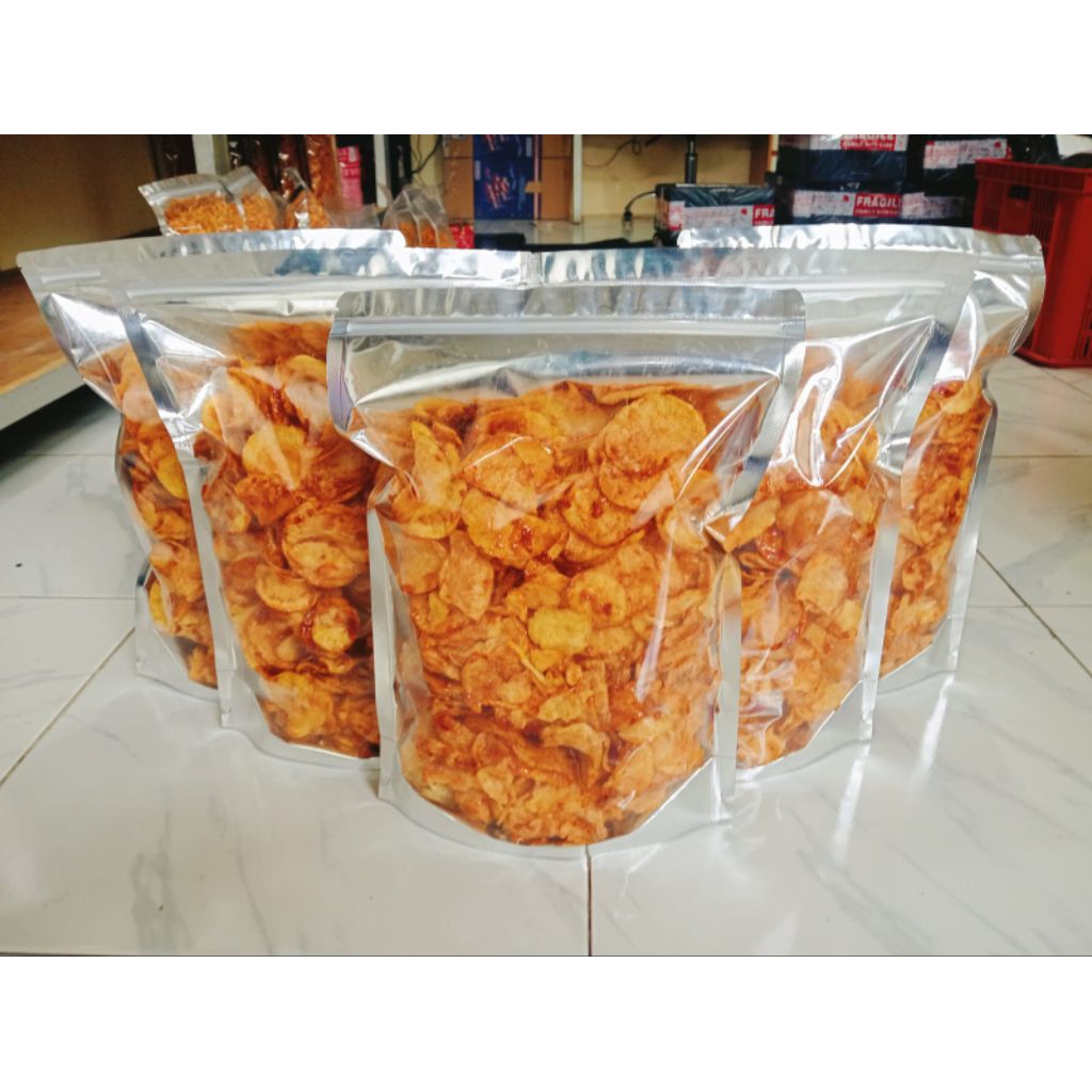 PAKET USAHA 5 KILO, KERIPIK KENTANG BALADO