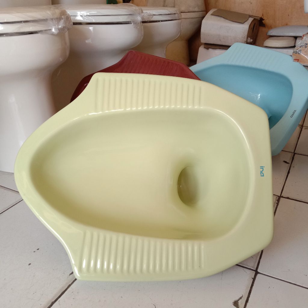 Closed Jongkok Second Merek INA Berbagai Warna -Wc Jongkok Khusus Instant & Prioritas