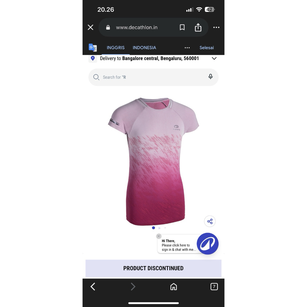 Kalenji Kaos Olahraga