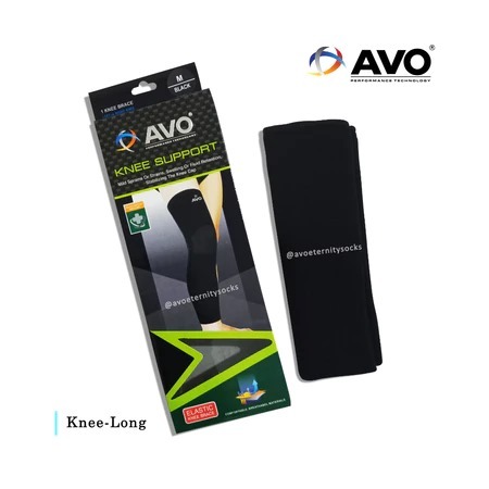 Knee Panjang AVO Knee Long I Manset Kaki Pelindung Lutut Deker Kaki Avo Voli Deker Lutut