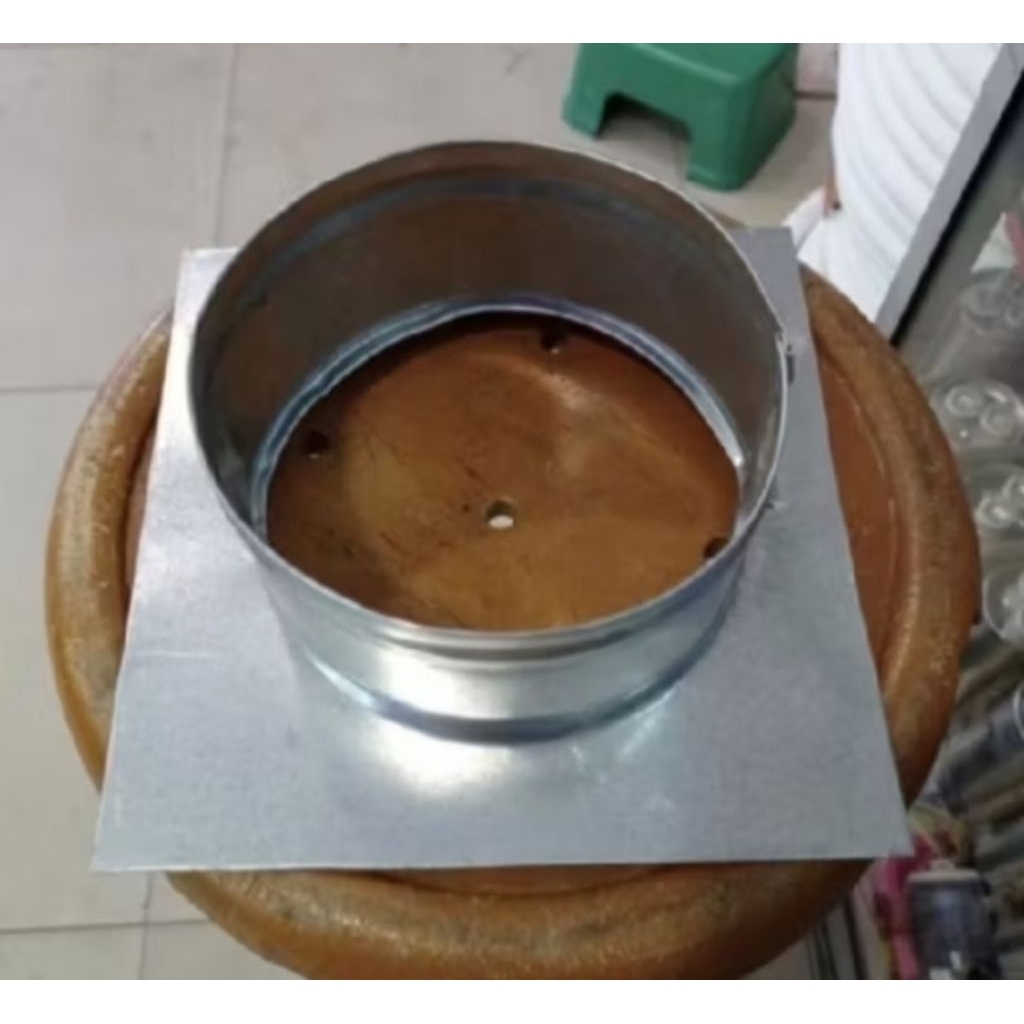 Konektor cerobong 13inch / Sock lempengan 13inch / Sock duckting 13inch