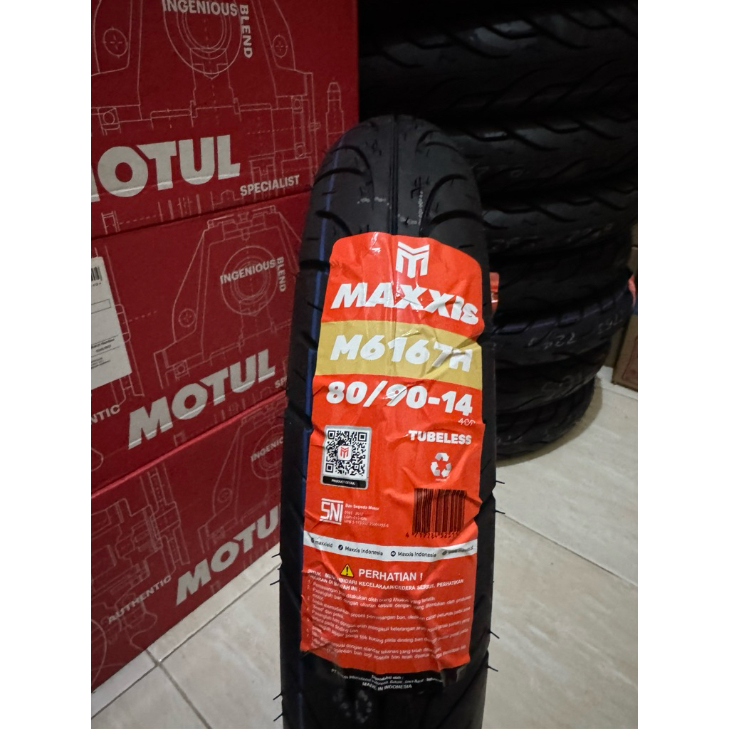Ban depan maxxis 80/90-14 tubles utk motor beat beat esp beat lama beat fi beat esp vario125 vario15