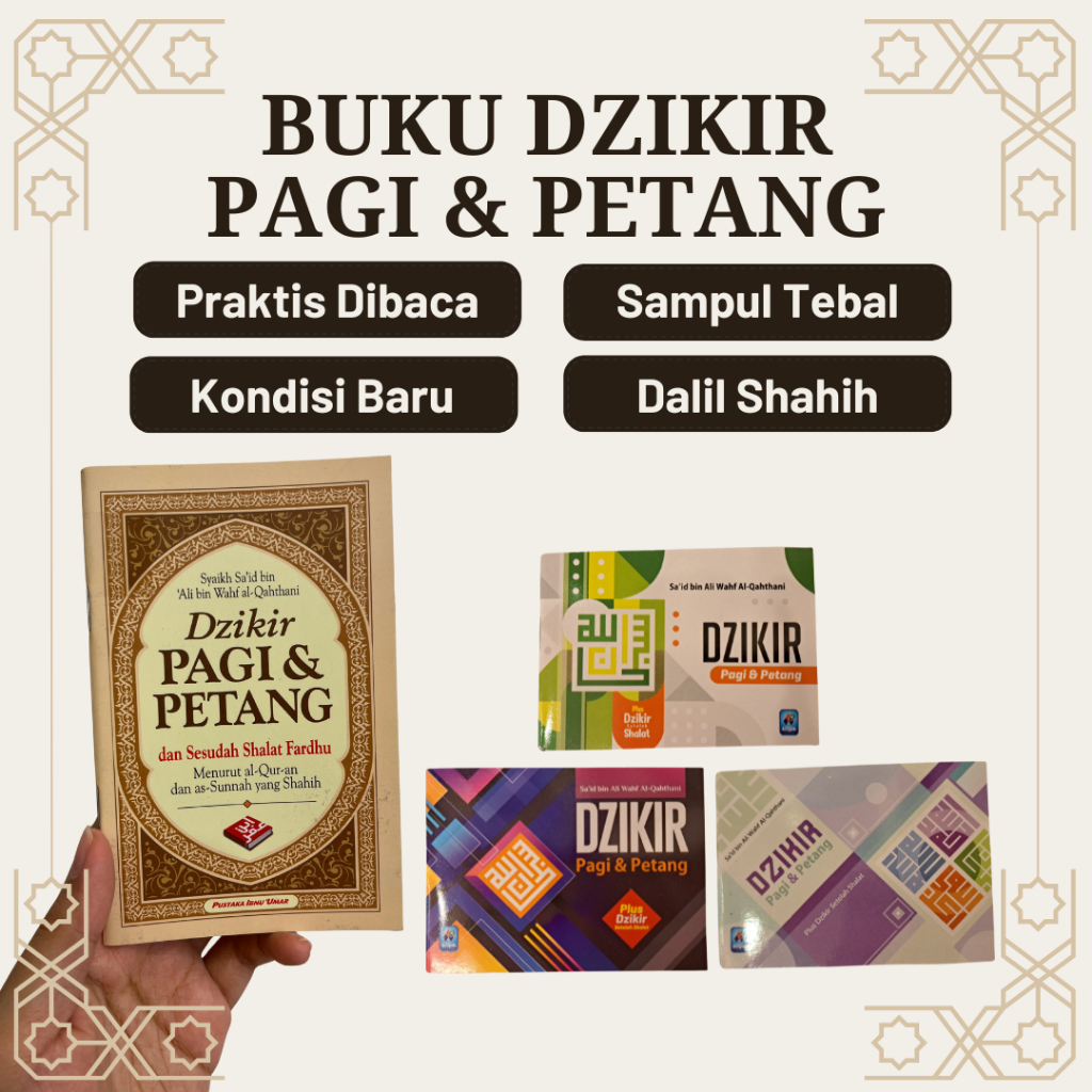 ThaifStore - Pustaka Ibnu Umar - Buku Dzikir Pagi & Petang / Buku Dzikir Ibnu Umar