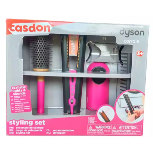 Casdon Dyson Corrale Styling Set Mainan Salon Anak Catokan