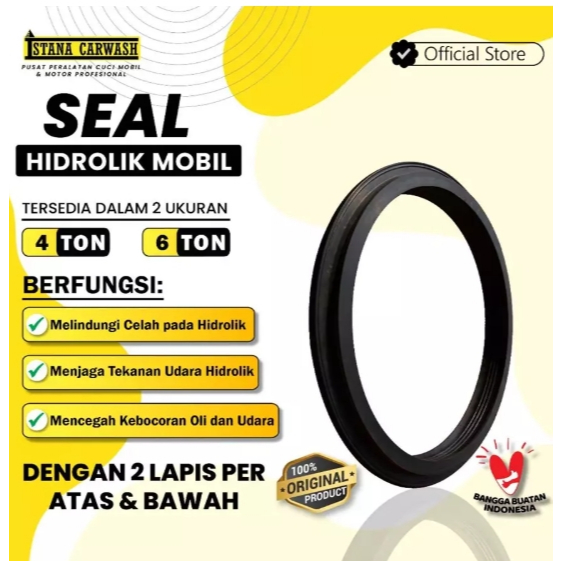 Seal Hidrolik Cuci Mobil IKAME 4/6 Ton Double Spring