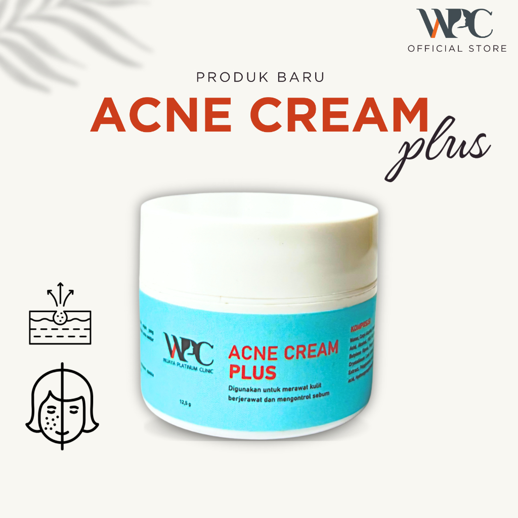 [NEW] WPC Acne Cream Plus - Cream mengatasi jerawat wajah
