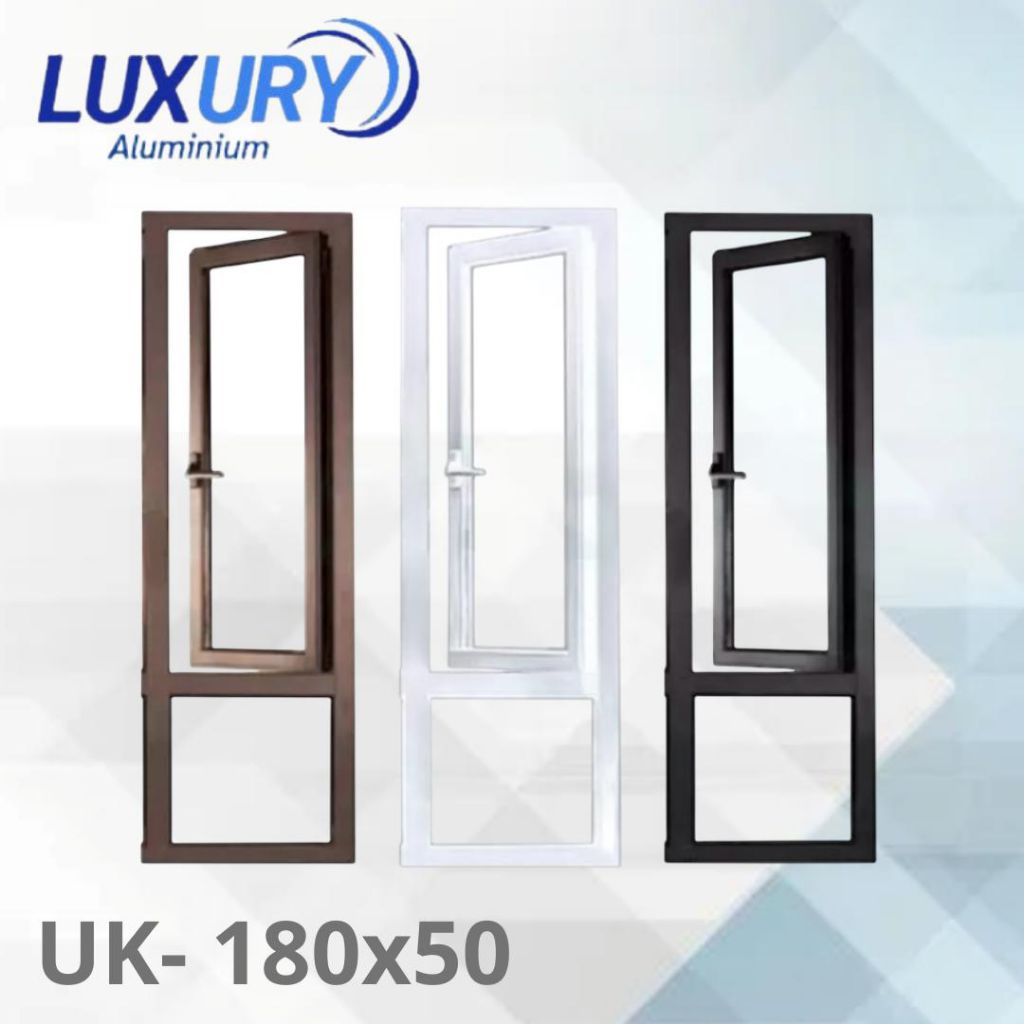 jendela aluminium 3 inc ukuran 180x50