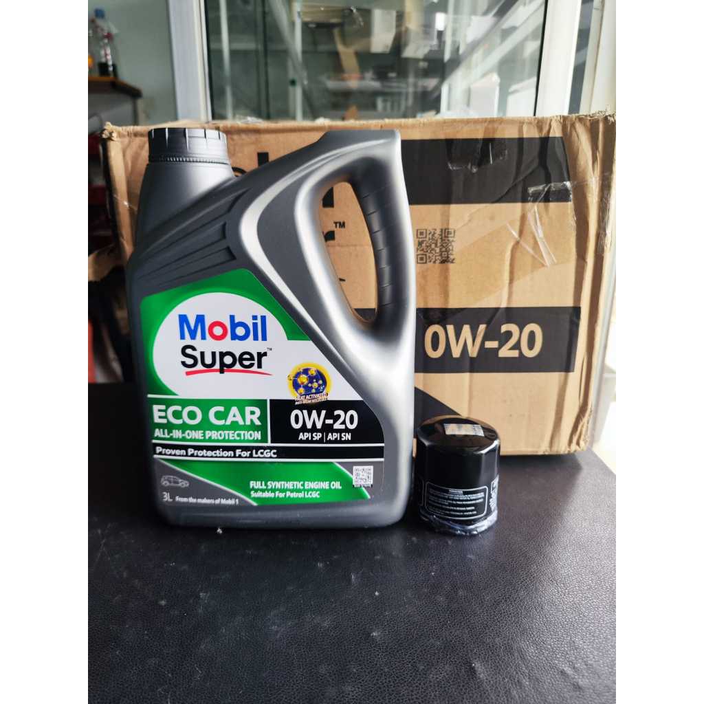 Paket Oli Mobil Super 0W-20 3 Liter & Filter Oli Mobil Suzuki Ignis, Suzuki Splash