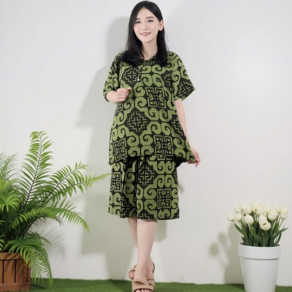 NEW Daster Wanita Kulot Jumbo Ready Baju Tidur Kulot Jumbo Pendek Faleh
