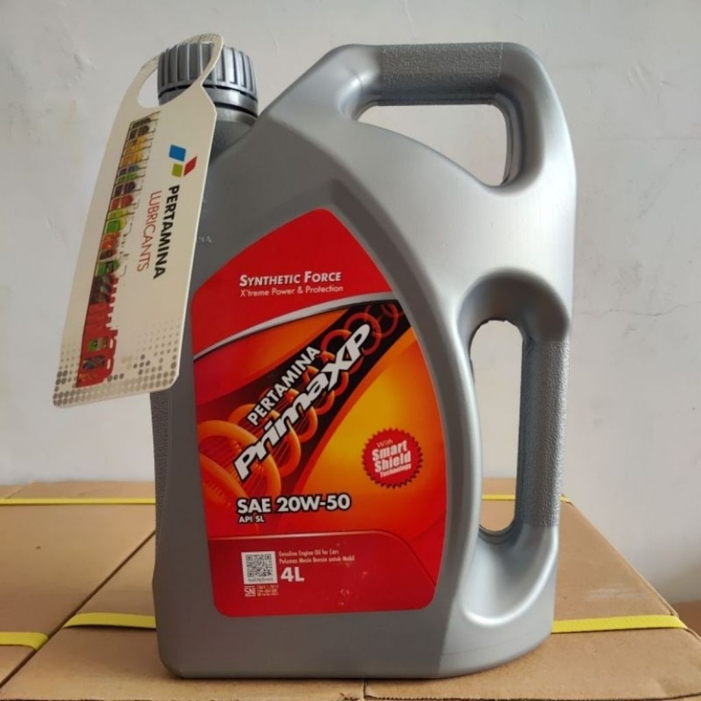 Oli mesin mobil Original Pertamina Prima XP 4 liter