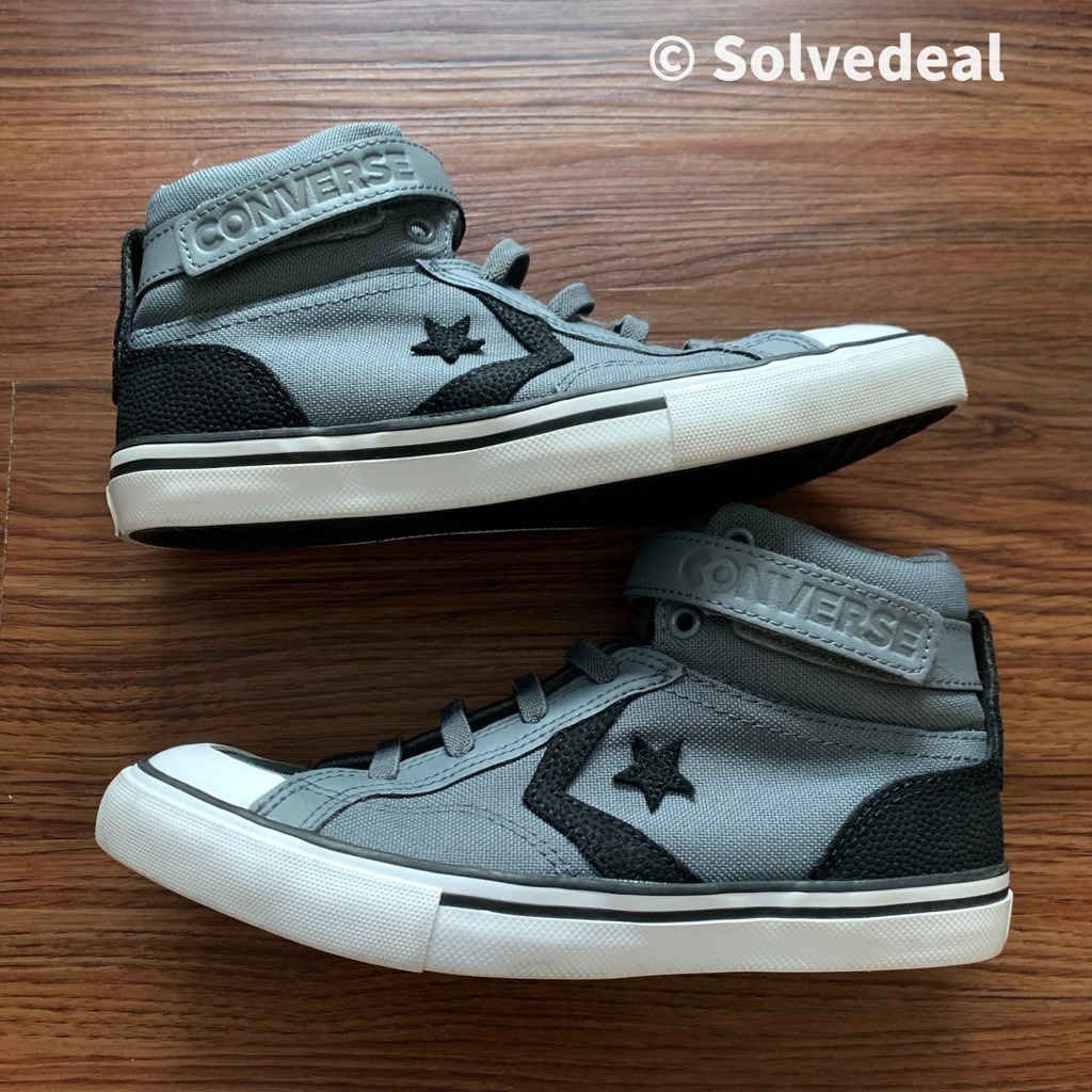 Sepatu Converse Pro Blaze Strap Hi Gray - Original