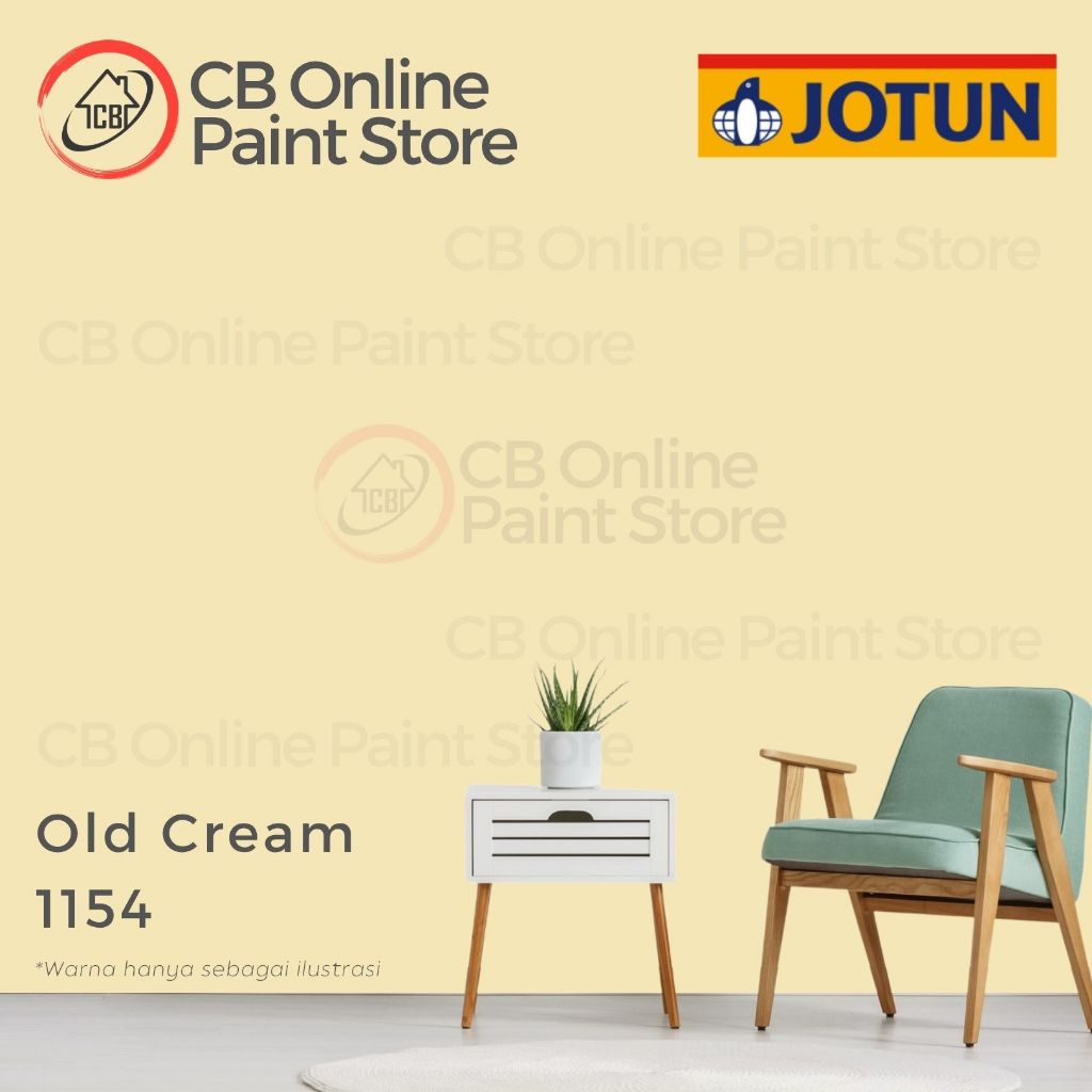 CAT TEMBOK JOTUN - OLD CREAM 1154 - GALON