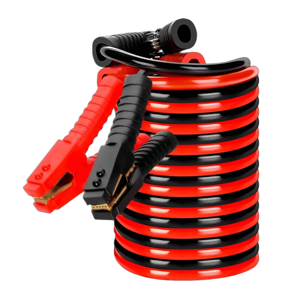 Kabel jumper aki mobil, klip jumper, konektor aki, kawat jumper tembaga murni, kawat jumper 4 meter