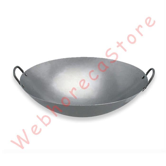 Iron Wok 2side handle 18" 45cm
