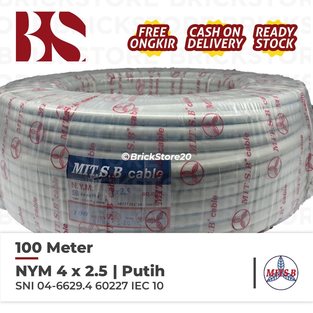Kabel Listrik NYM 4X2.5 100 meter 4x2,5 100m 100 m Tunggal Kawat Mitsuba