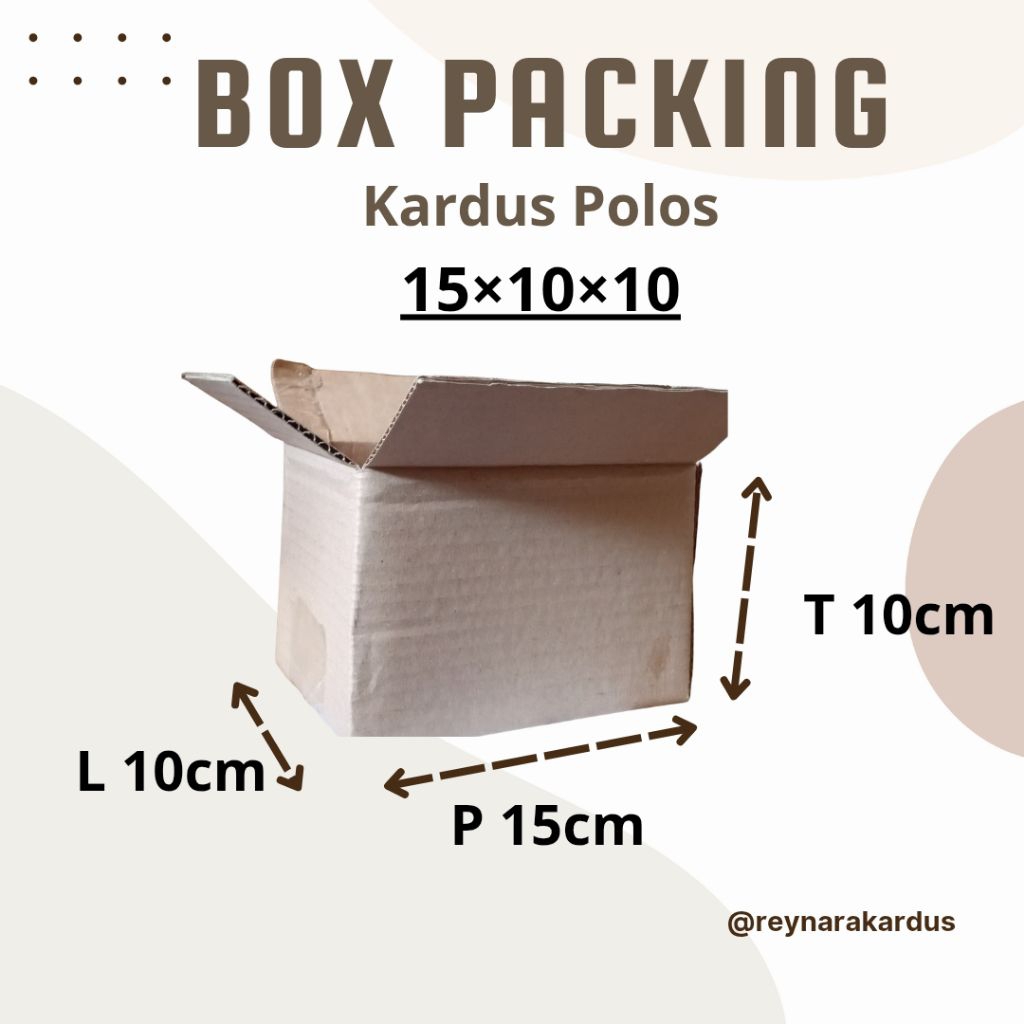 KARDUS PACKING UK 15*10*10 - BOX PACKING TERMURAH