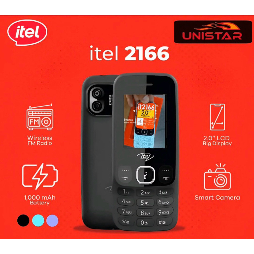 ITEL CANDYBAR 2166 feature phone