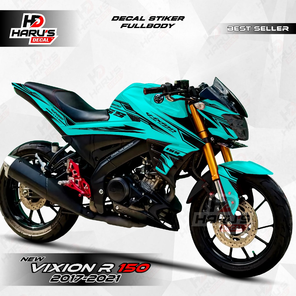 Decal Stiker Motor Vixion R 150 Racing 3| Stiker decal untuk motor Vixion R 150 Terbaru motif 3