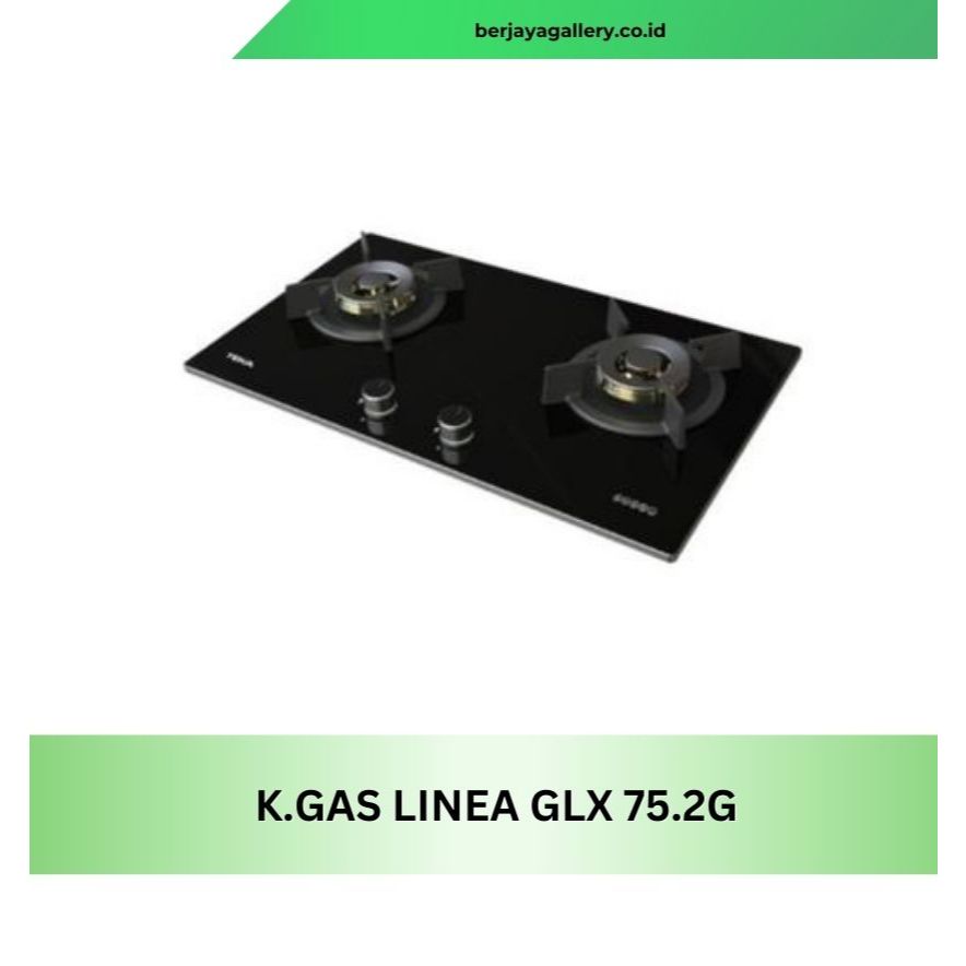 Kompor tanam gas 2 tungku Linea Teka GLX 75 2G